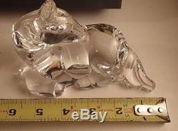 RARE! STEUBEN YEARLING Crystal Horse Animal Glass Sculpture