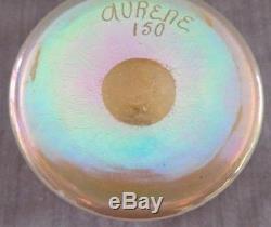 Rare Vintage Steuben Aurene #150 Gold Iridescent Art Glass Vase Sig