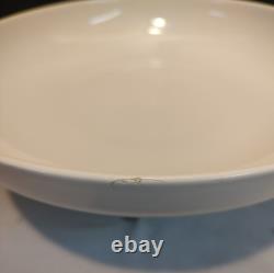 RARE Vintage Laughlin KENILWORTH White Pink Turquoise Shrimp Bowl Chip & Dip Set