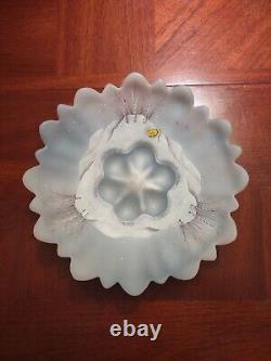 Rare 2012 Fenton Bowl, Plate, Centerpiece 12 Diameter Signed And Numbered