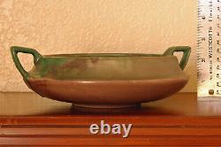 Rare Antique Haeger Pottery Grecian Bowl with 2 Handles in Blended Glazes #E-31