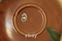 Rare Antique Haeger Pottery Grecian Bowl with 2 Handles in Blended Glazes #E-31