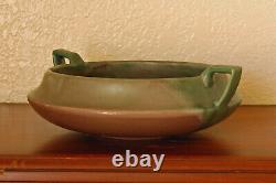 Rare Antique Haeger Pottery Grecian Bowl with 2 Handles in Blended Glazes #E-31