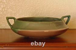 Rare Antique Haeger Pottery Grecian Bowl with 2 Handles in Blended Glazes #E-31