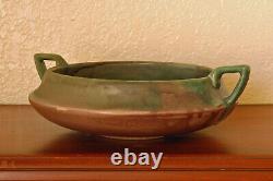 Rare Antique Haeger Pottery Grecian Bowl with 2 Handles in Blended Glazes #E-31