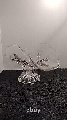 Rare Antique Imperial Glass Folded Compote