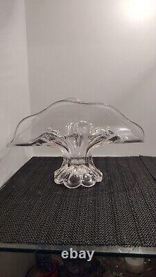 Rare Antique Imperial Glass Folded Compote
