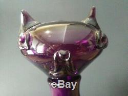 Rare Blenko Glass Cat Decanter By Wayne Husted