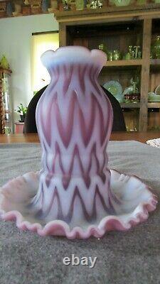 Rare Fenton Grape Opalescent Sculptured Ice Fairy Lamp Limited Edition 2005