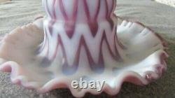 Rare Fenton Grape Opalescent Sculptured Ice Fairy Lamp Limited Edition 2005