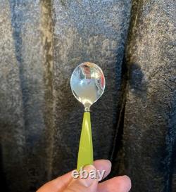 Rare Gemco Pyrex Crazy Daisy Spring Blossom Condiment Lazy Susan Server 70s GUC