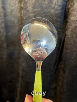 Rare Gemco Pyrex Crazy Daisy Spring Blossom Condiment Lazy Susan Server 70s GUC