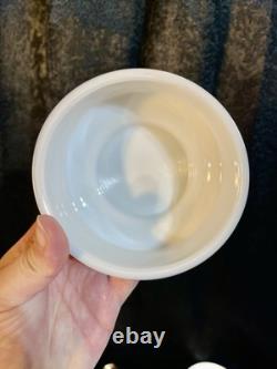 Rare Gemco Pyrex Crazy Daisy Spring Blossom Condiment Lazy Susan Server 70s GUC