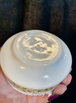 Rare Gemco Pyrex Crazy Daisy Spring Blossom Condiment Lazy Susan Server 70s GUC