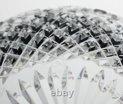 Rare Gerry Daly Signed Crystal Cut Glass Kinsale Scalloped Bowl 8.5x6in 4lbs