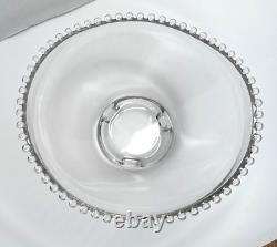 Rare Imperial Glass Candlewick Clear 10 Three-Toed Bowl 400/205
