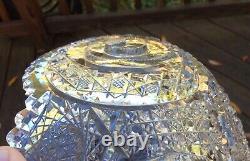 Rare Pattern ABP Cut Glass John Hoare 8 Bowl