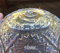 Rare Pattern ABP Cut Glass John Hoare 8 Bowl