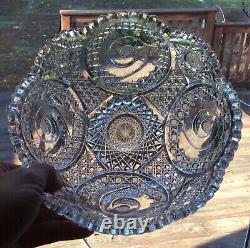 Rare Pattern ABP Cut Glass John Hoare 8 Bowl