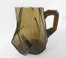 Rare Ruba Rombic smoky topaz Consolidated glass water pitcher No Reserve