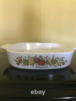 Rare SEE STAMP Vintage Corning Ware L'Echalote A 1 B Spice Of Life
