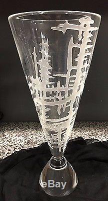 Rare Steuben Glass Grand Salt Vase $6,600 List Price