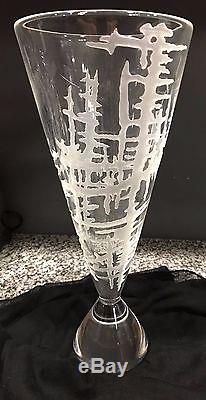 Rare Steuben Glass Grand Salt Vase $6,600 List Price