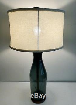 Rare Vintage Blenko Blown Glass Lamp