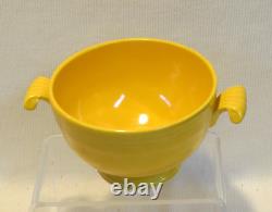 Rare Vintage Fiesta Yellow Covered Onion Soup Bowl No LID Nice