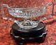 Rare Vintage Heisey Greek Key Clear Glass Compote 8 X 3