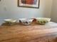 Rare Vintage Pyrex 1957 Black Gooseberry Cinderella Bowl set, GREAT condition