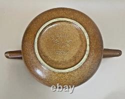 Raymor by Roseville 4 Qt Terra Cotta Handled Bean Pot with Lid and Trivet