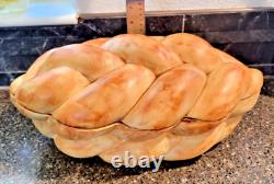 Realistic 15 CHALLAH LOAF Lidded Soup Tureen Vintage by MANCER Italy for RAYMOR