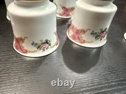 Remington / Spring Garden 43 Pc. Red Sea Fine China Dinnerware Plates Bowls Cups