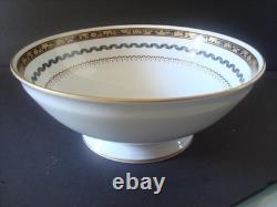 Richard Ginori Pincio Black Large Vegetable Serving Bowl 10 1/2 Perfect Rare