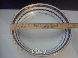 Richard Ginori Pincio Black Large Vegetable Serving Bowl 10 1/2 Perfect Rare