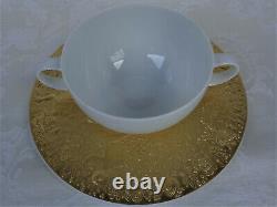 Rosenthal Continental Magic Flute Gold Sarastro Cream Soup Bowl And Saucer Set