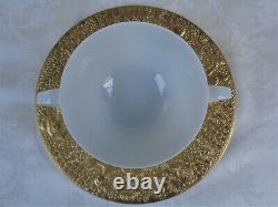 Rosenthal Continental Magic Flute Gold Sarastro Cream Soup Bowl And Saucer Set