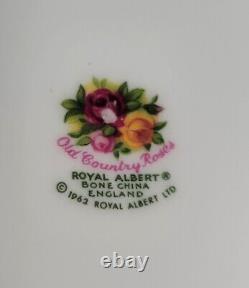 Royal Albert Old Country Rose Covered Serving Soup Bowl With Lid Tureen 1962 Vtg