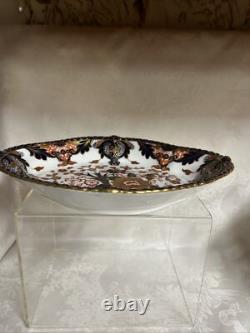 Royal Crown Derby Kings #383 Oval Serving Bowl, 11 x 8 1/4 c1878 (S13)