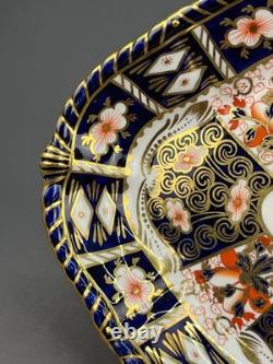 Royal Crown Derby TRADITIONAL IMARI #2451 11 Oval Serving Bowl Gadroon c1918