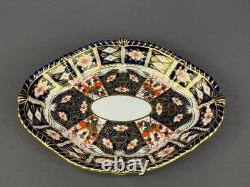Royal Crown Derby TRADITIONAL IMARI #2451 11 Oval Serving Bowl Gadroon c1918