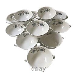 Royal Doulton Old Colony TC1005 Handled Cream Soup Bowl England Lot Of 12