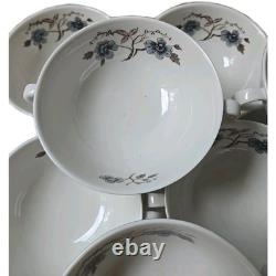 Royal Doulton Old Colony TC1005 Handled Cream Soup Bowl England Lot Of 12