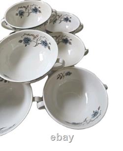 Royal Doulton Old Colony TC1005 Handled Cream Soup Bowl England Lot Of 12