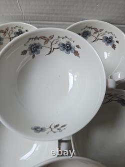 Royal Doulton Old Colony TC1005 Handled Cream Soup Bowl England Lot Of 12