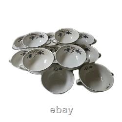 Royal Doulton Old Colony TC1005 Handled Cream Soup Bowl England Lot Of 12