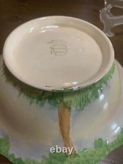 Royal Winton Lakeland Green Large Footed Bowl