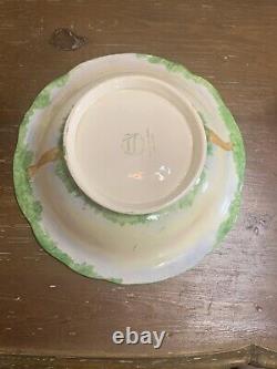 Royal Winton Lakeland Green Large Footed Bowl