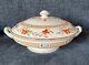 Royal Worcester Prince Regent Chamberlain Orange Round Covered Vegetable Bowl